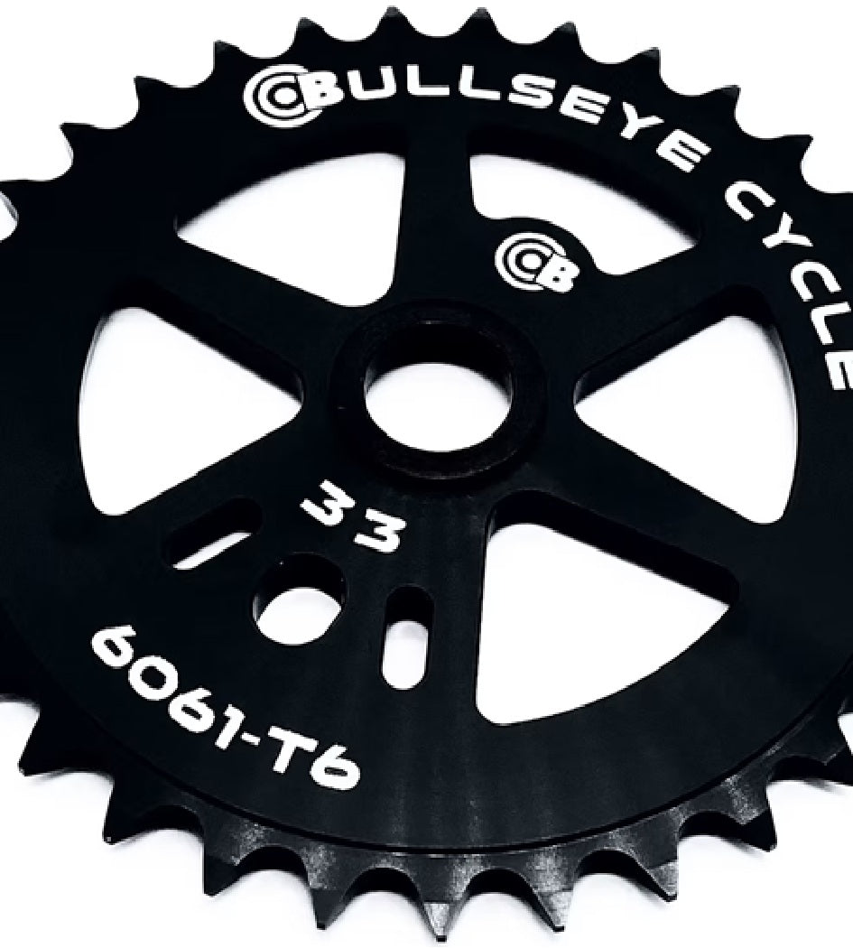 Bullseye 33T Sprocket - Black