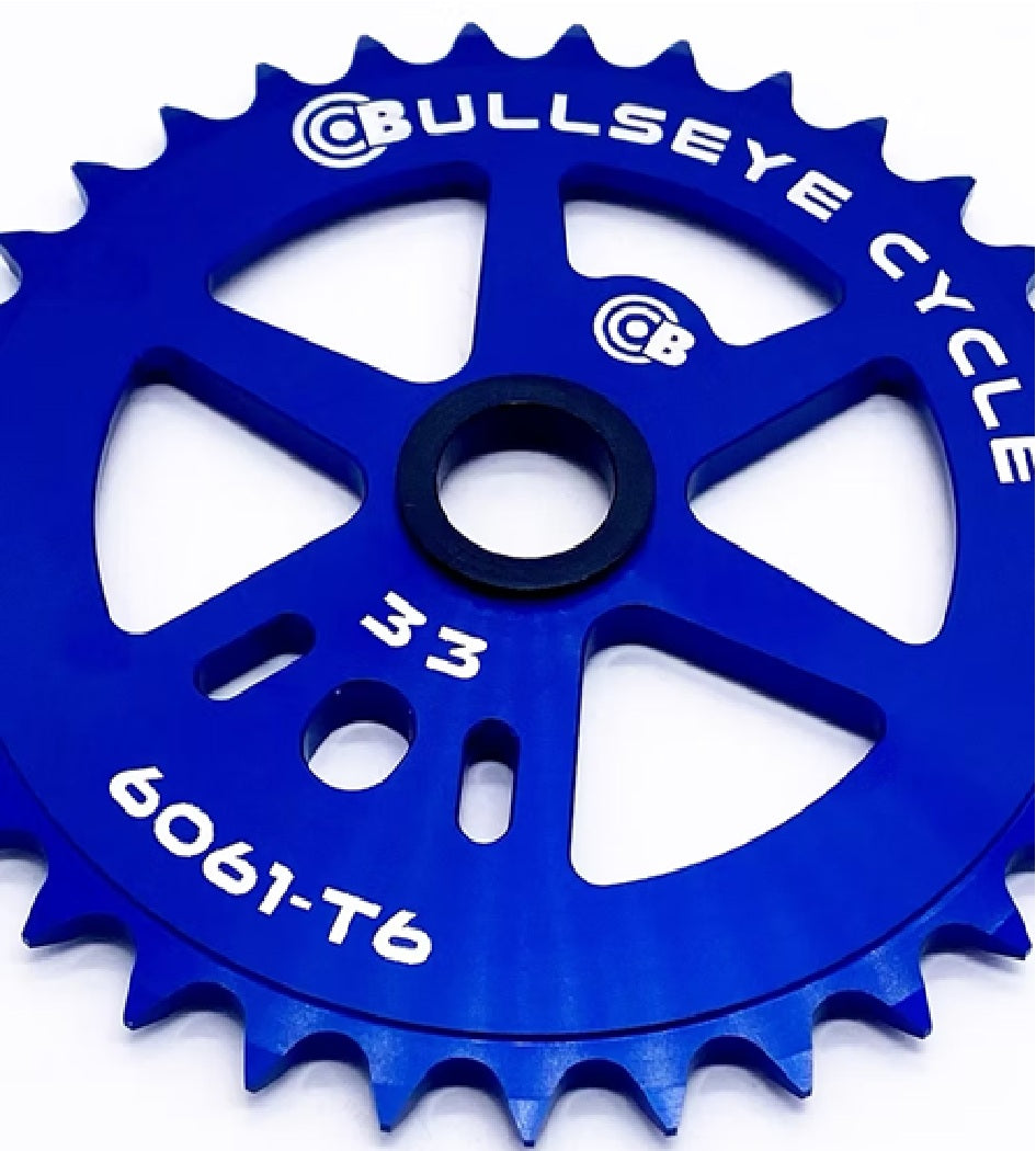 Bullseye 33T Sprocket - Blue
