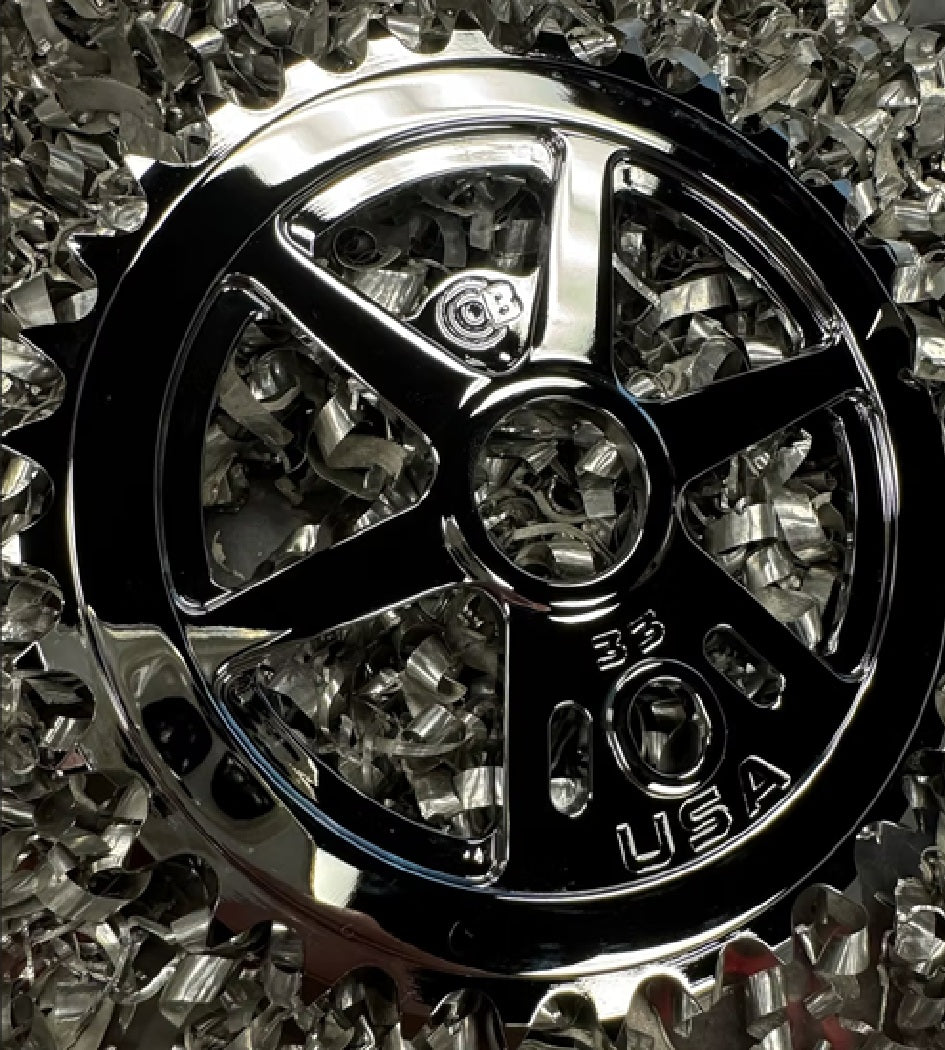 Bullseye 33T Sprocket - Chrome