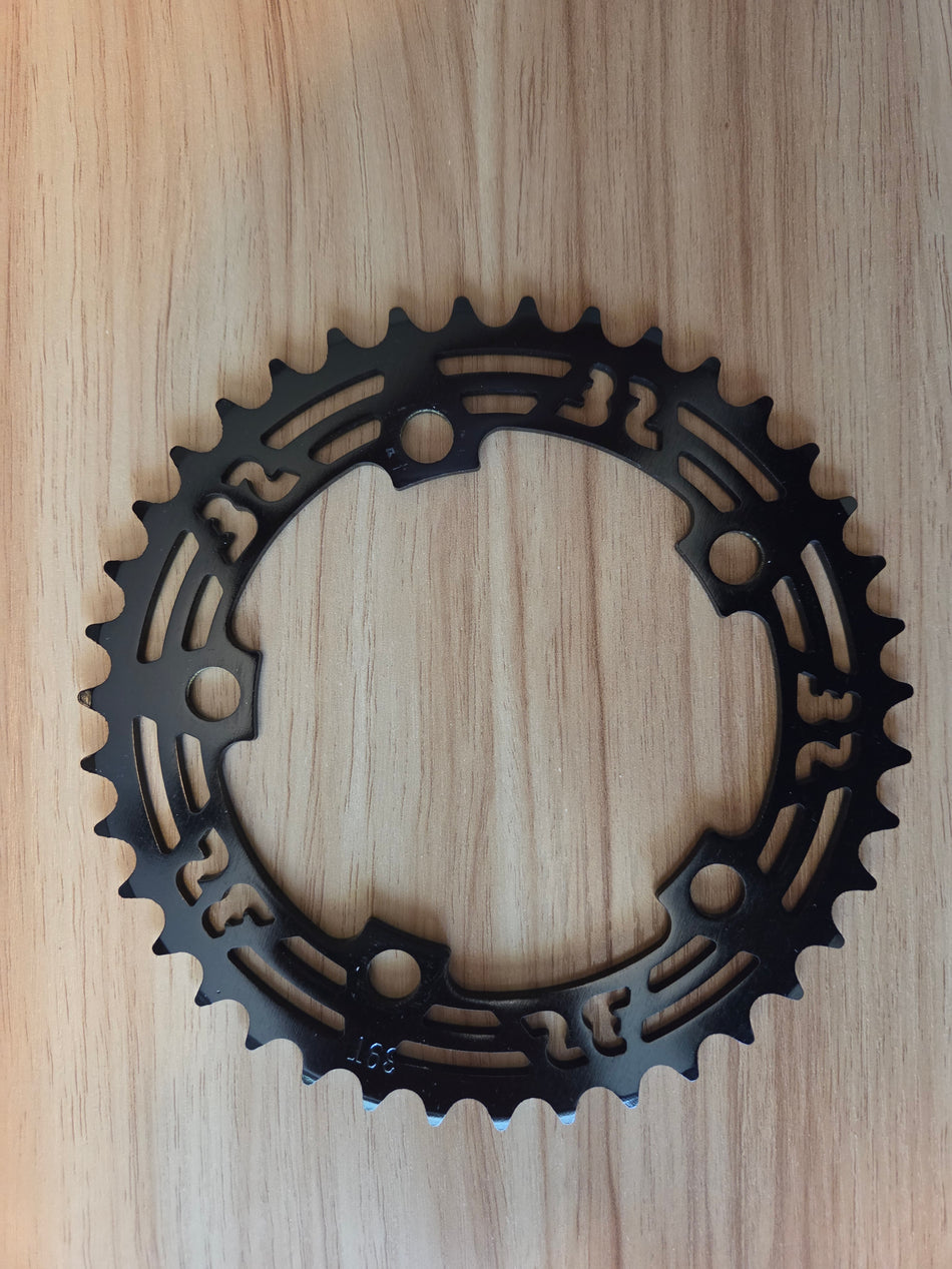 SE Bikes 39T Chainring 5-Bolt 110bcd - Gloss Black