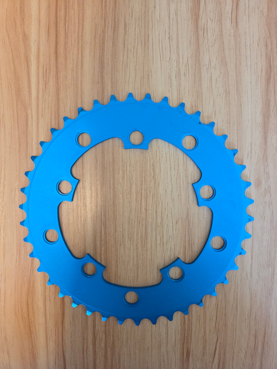MCS 42t Chainring 5-Bolt 110bcd - Blue
