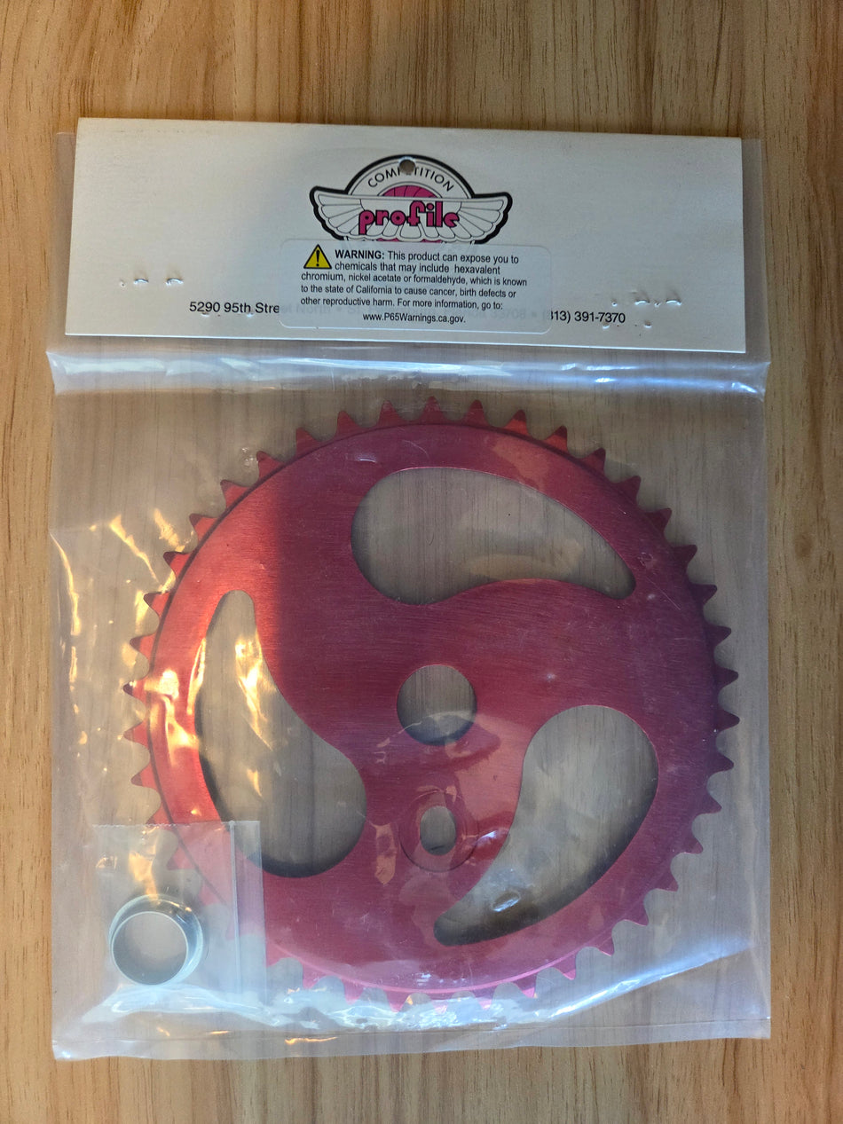 Profile 42t Ripsaw II Sprocket - Red