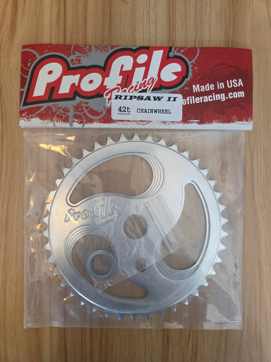 Profile 42t Ripsaw II Sprocket - Silver