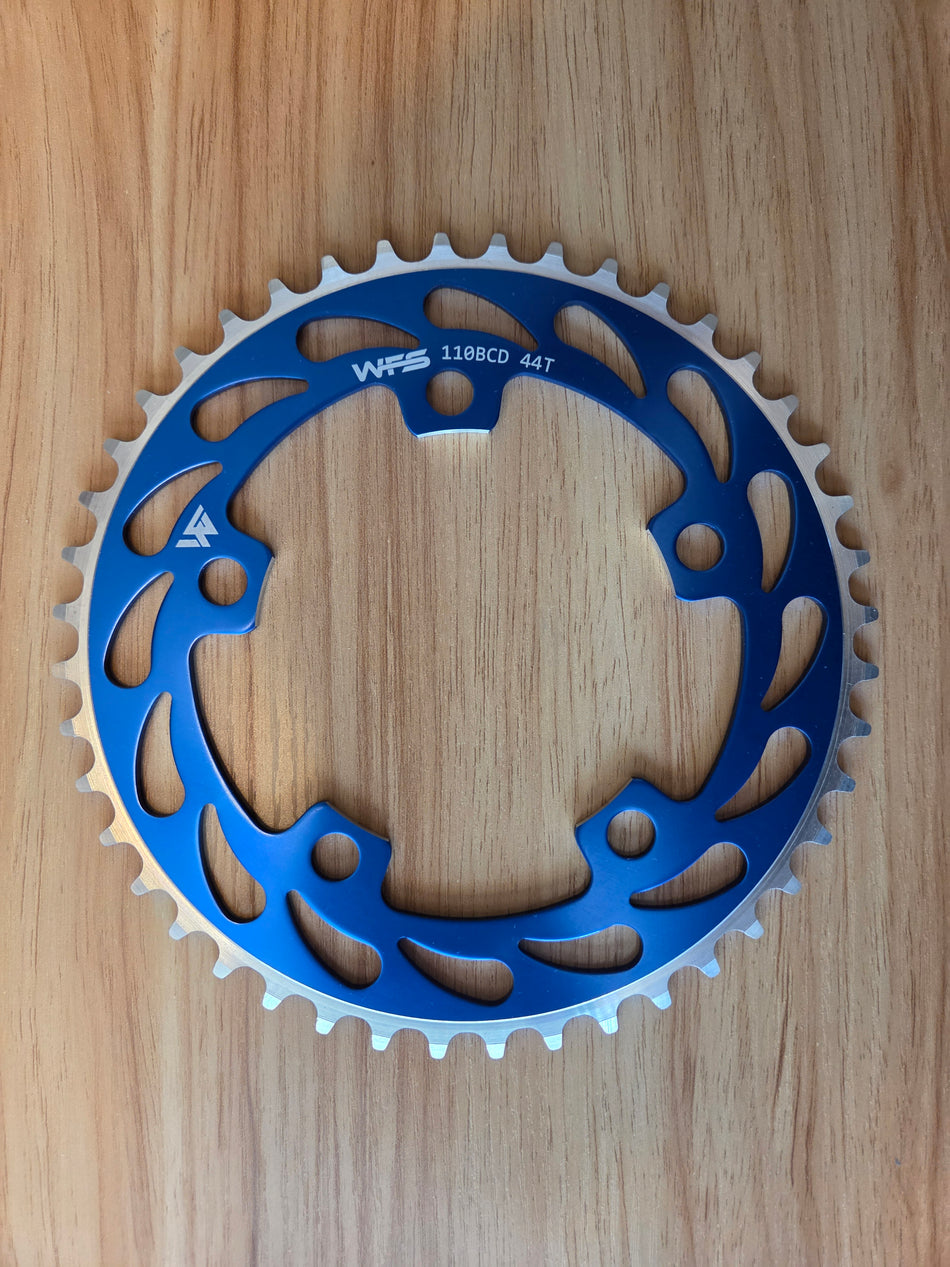 WFS 44t Chainring 5-Bolt 110bcd - Blue