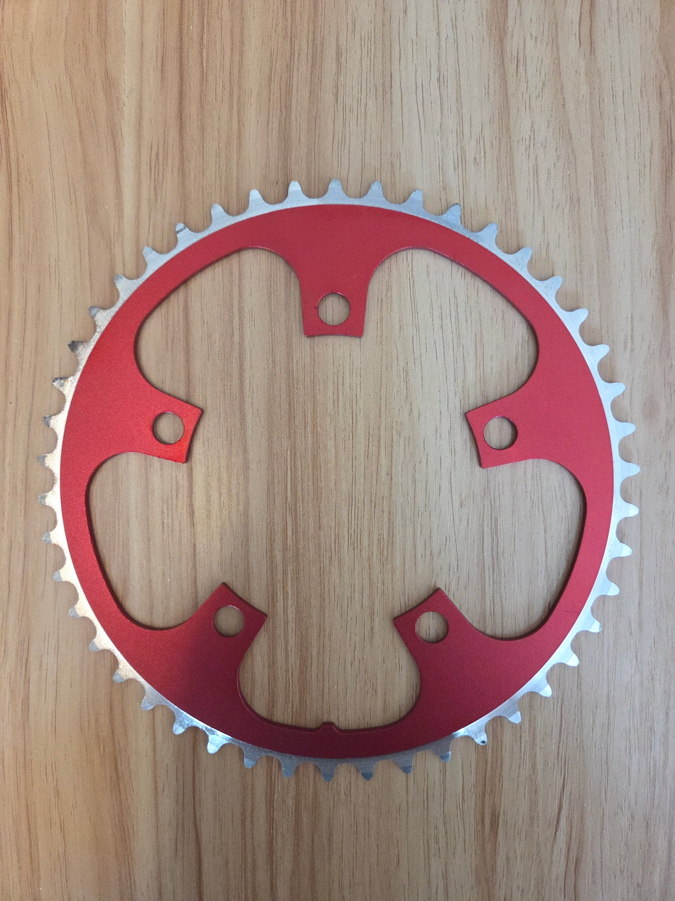 Bombshell 46t Chainring 5-Bolt 110bcd - Red