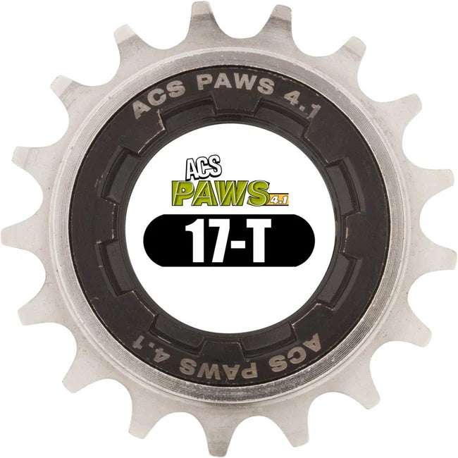ACS 4.1 Freewheel 17t - 3/32" - Black & Nickel