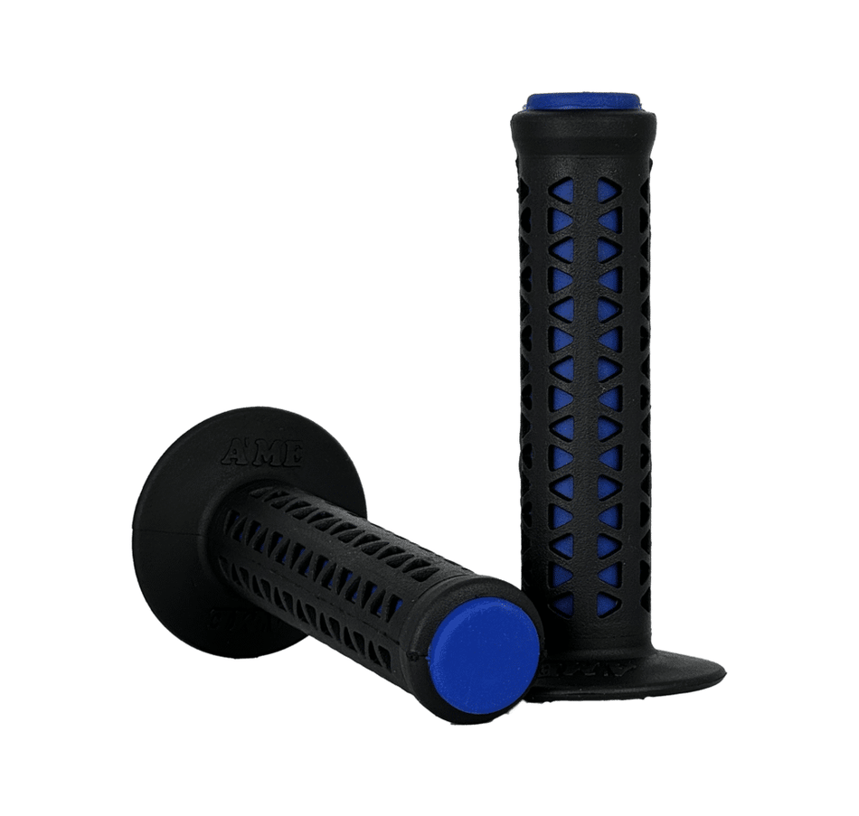 AME Unitron Grips - Black over Blue