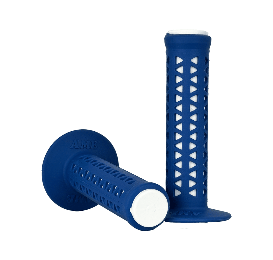 AME Unitron Grips - Blue over White