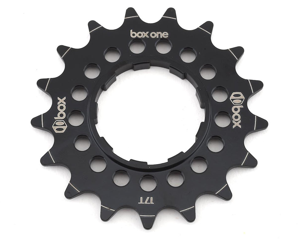 BOX One CNC Chromoly Cassette Cog - 3/32" - 17T - Black