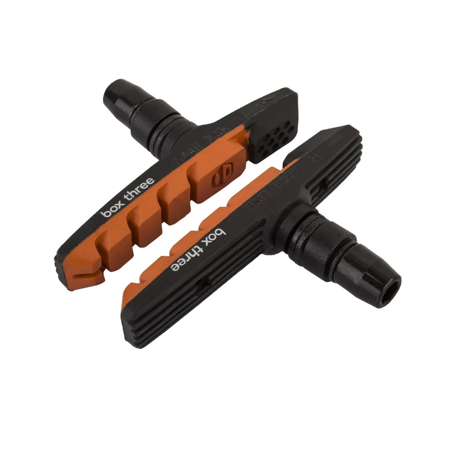Box Three Airflow 70mm Brake Pads - Black  & Orange