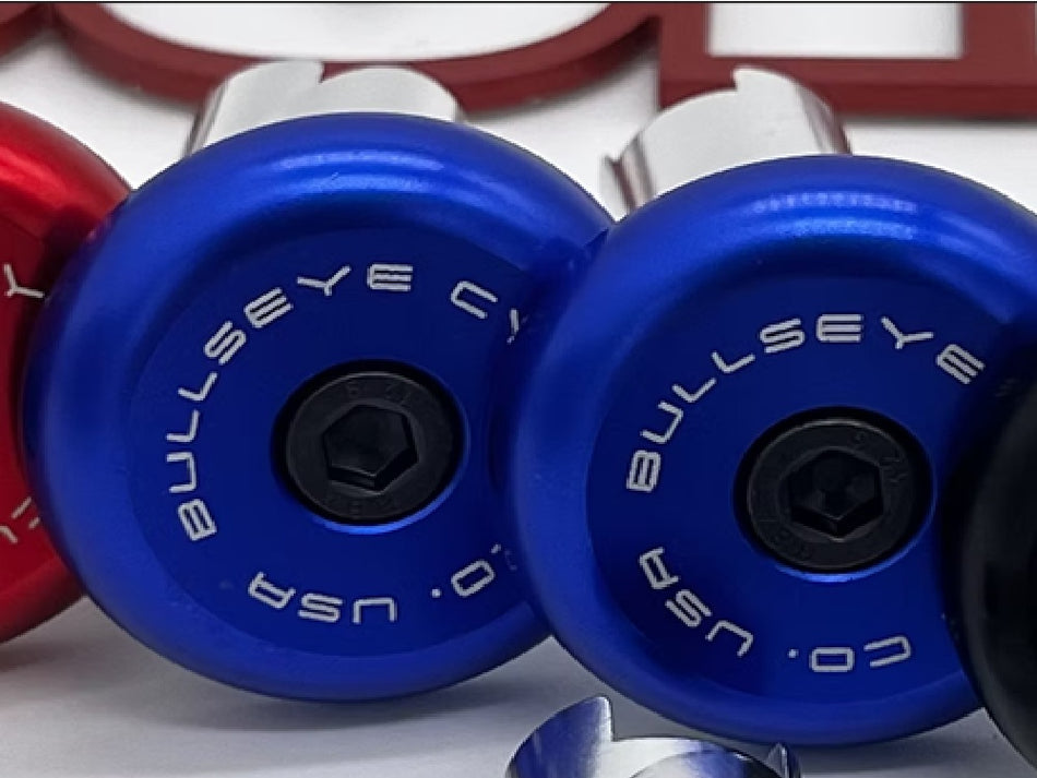 Bullseye Elite Bar Ends - Blue