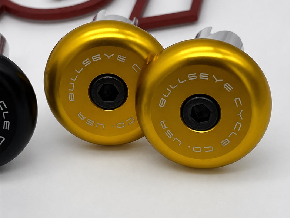 Bullseye Elite Bar Ends - Gold