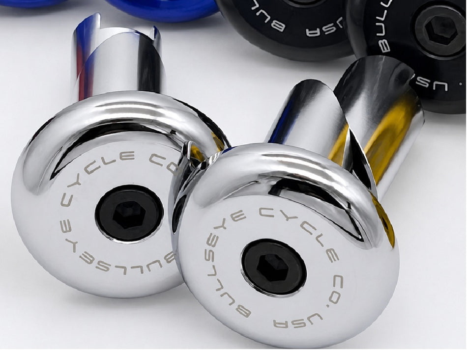 Bullseye Elite Bar Ends - Polished