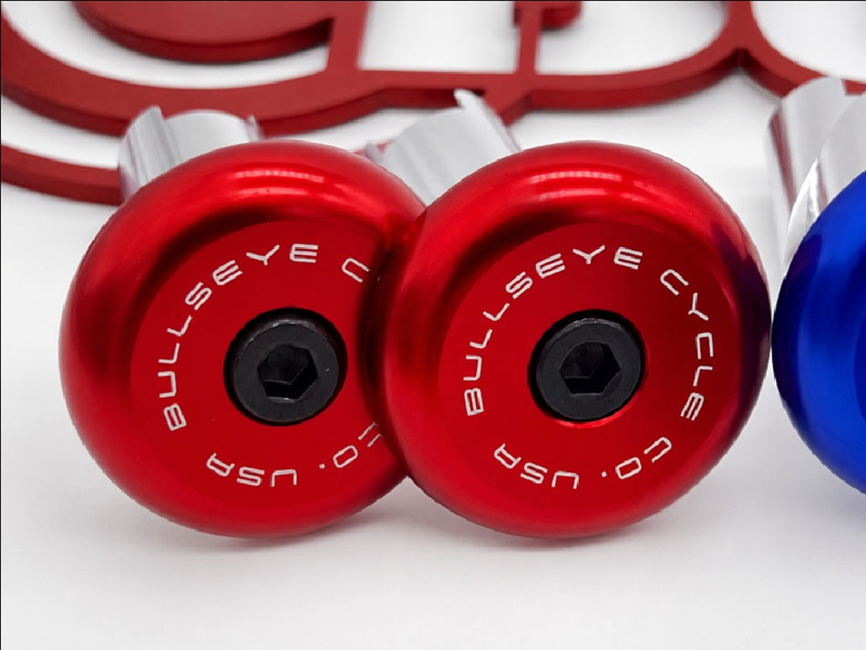 Bullseye Elite Bar Ends - Red
