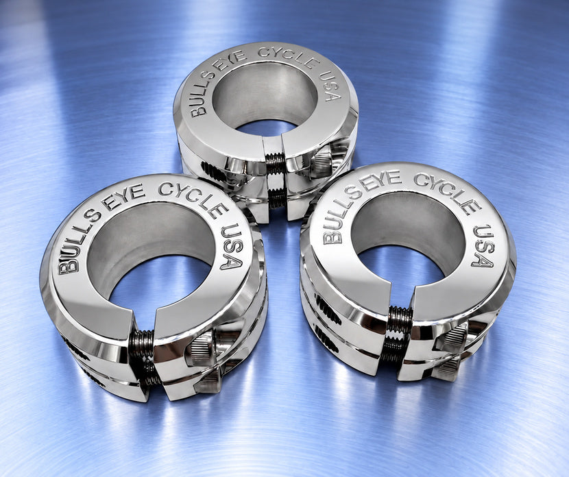COMING SOON! - Bullseye 1 1/4" (31.8mm) Seat Post Clamp - Chrome