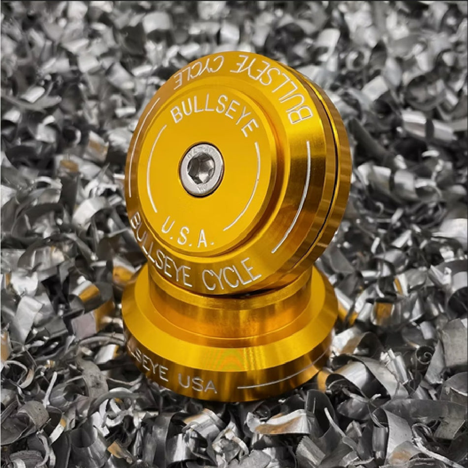 Bullseye 1 1/8" Flat Side Headset - Gold