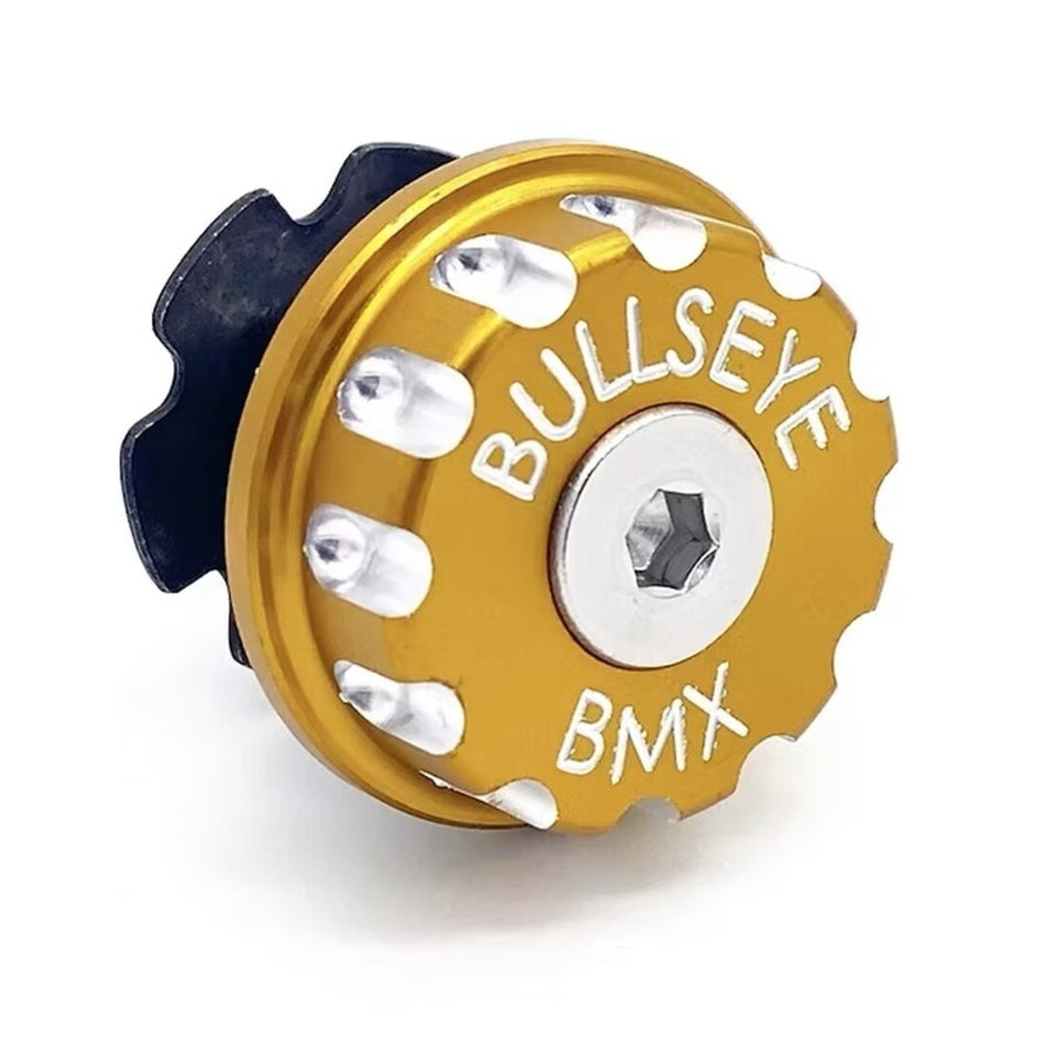 Bullseye Elite Gas Cap Stem Cap - Gold