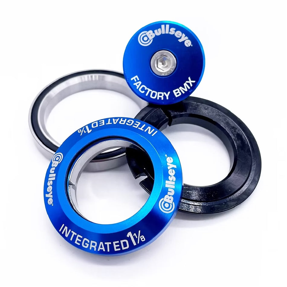 Bullseye 1 1/8" Integrated Headset - Blue