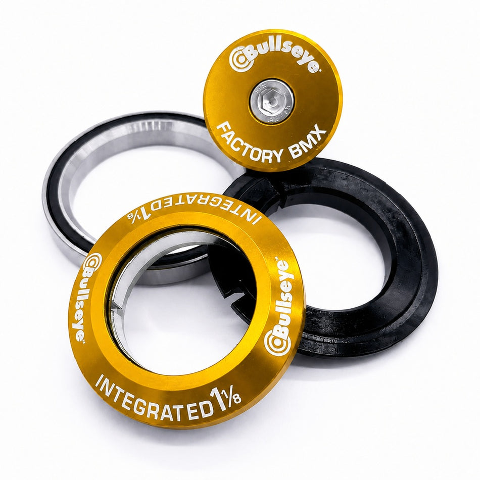 Bullseye 1 1/8" Integrated Headset - Gold