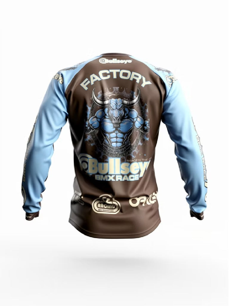 Bullseye Factory Racing Jersey - Light Blue