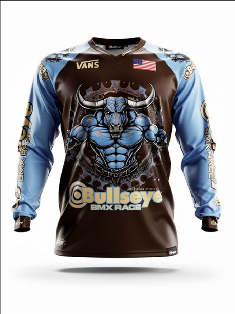 Bullseye Factory Racing Jersey - Light Blue