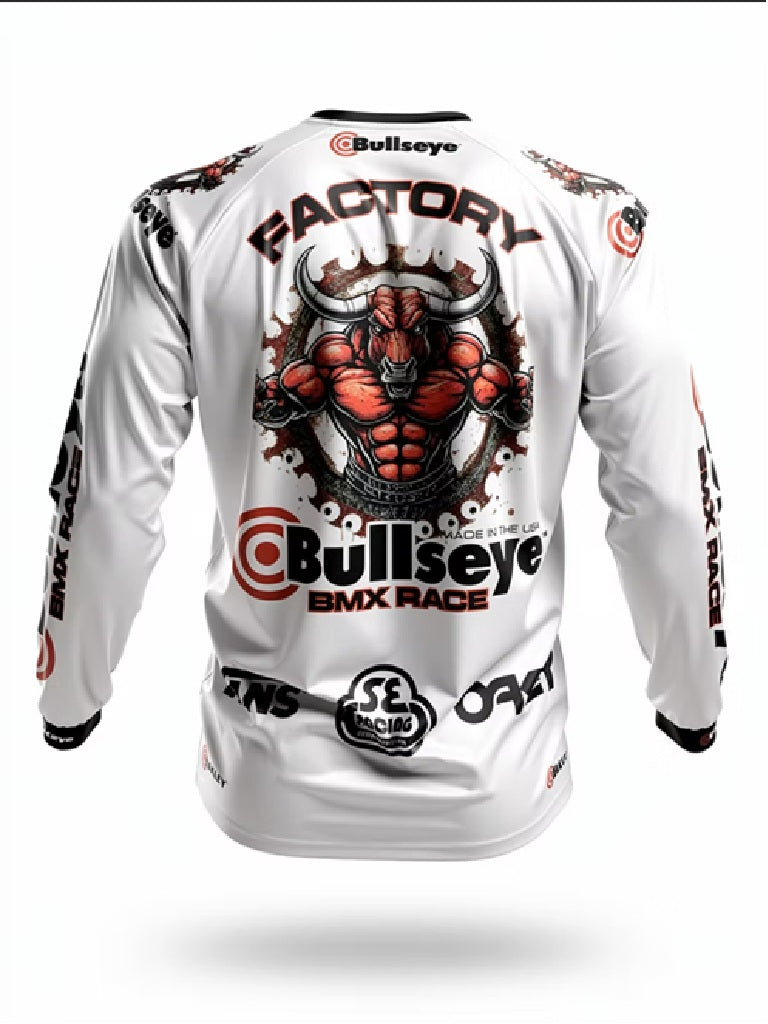 Bullseye Factory Racing Jersey - White