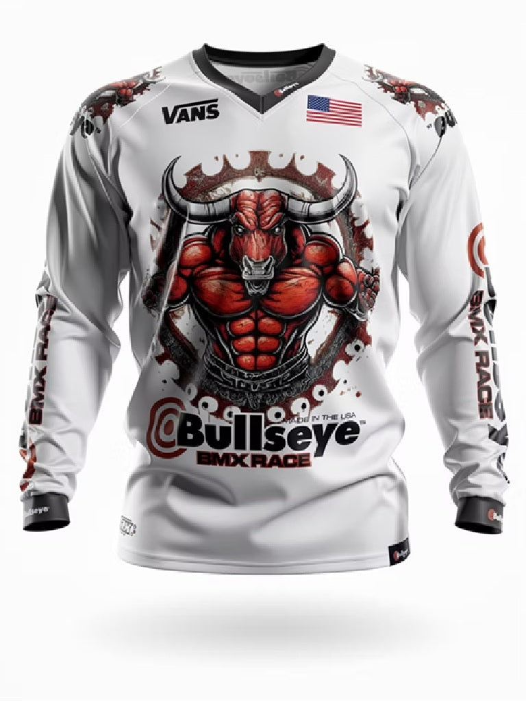 Bullseye Factory Racing Jersey - White