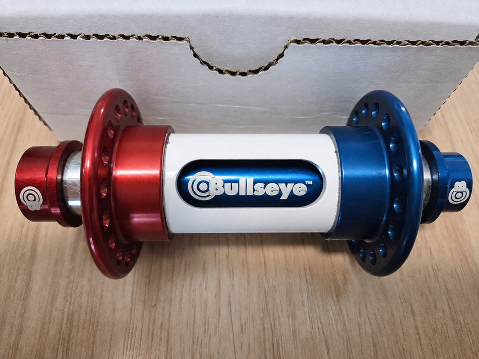 Bullseye 36h Retro Slotted Patriot BMX Hubs - Red White Blue