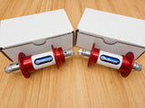 Bullseye 36h Retro Slotted Patriot BMX Hubs - Red White Blue