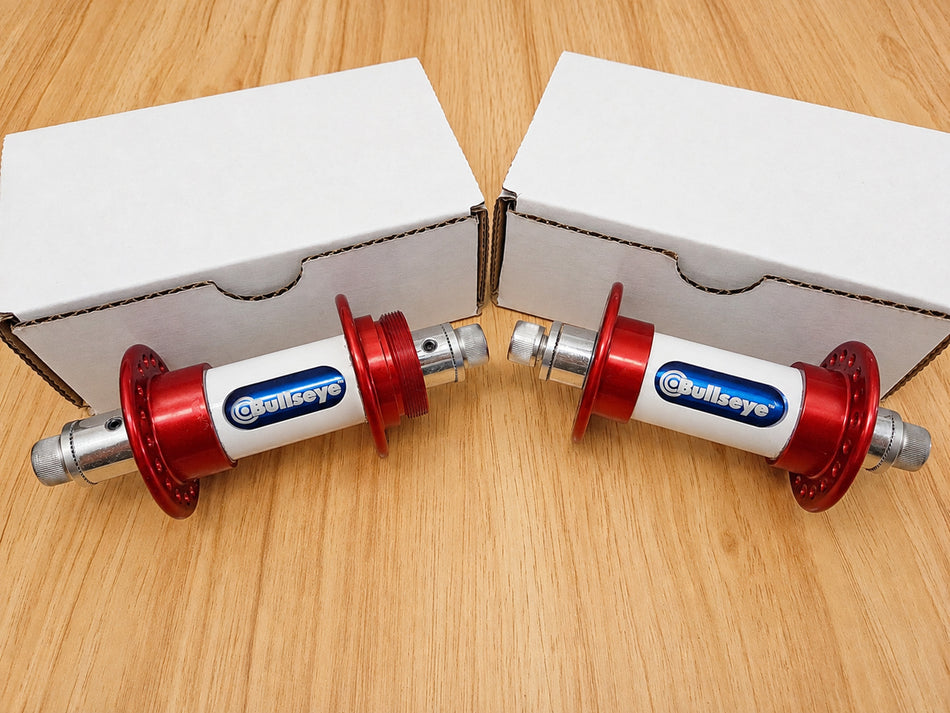 Bullseye 36h Retro Slotted Patriot BMX Hubs - Red White Blue