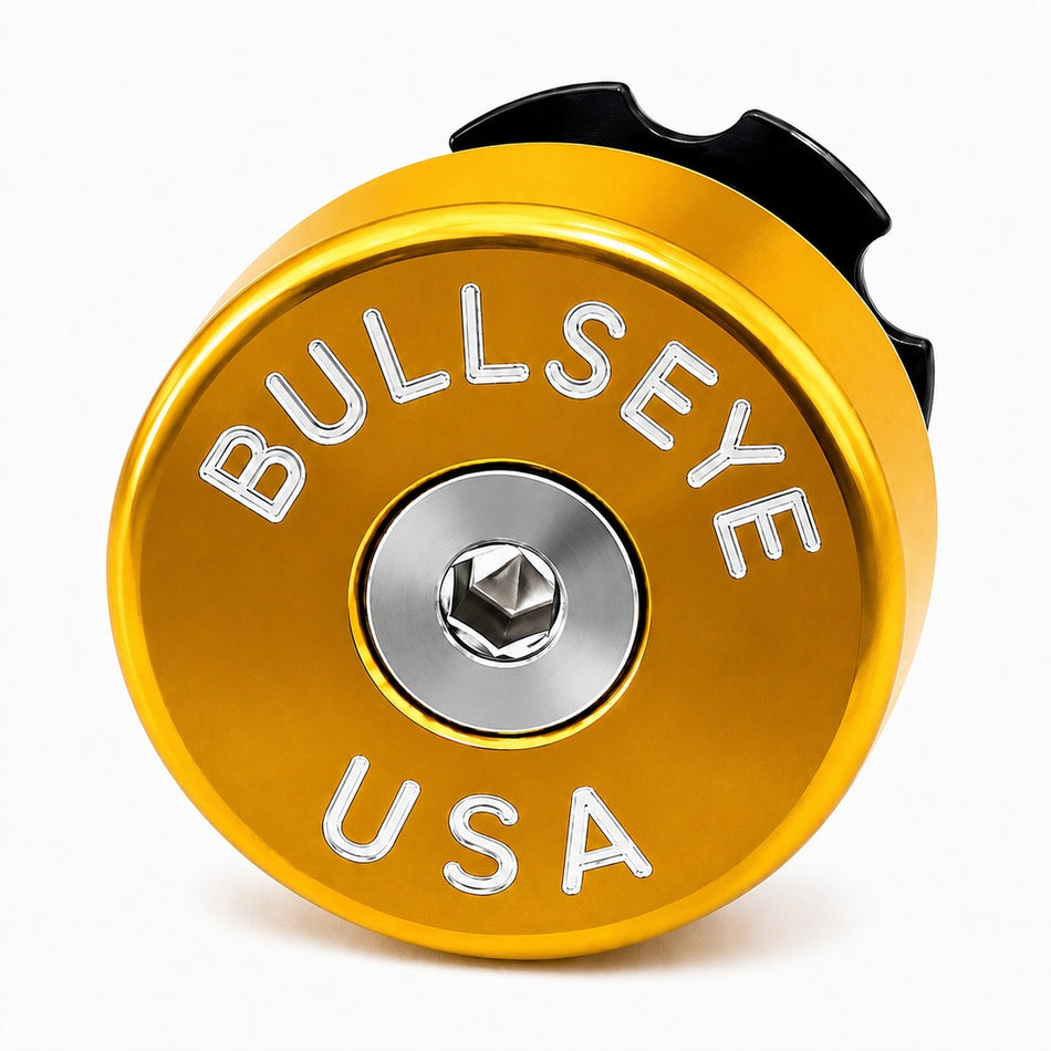 Bullseye Elite Fat Cap Stem Cap - Gold