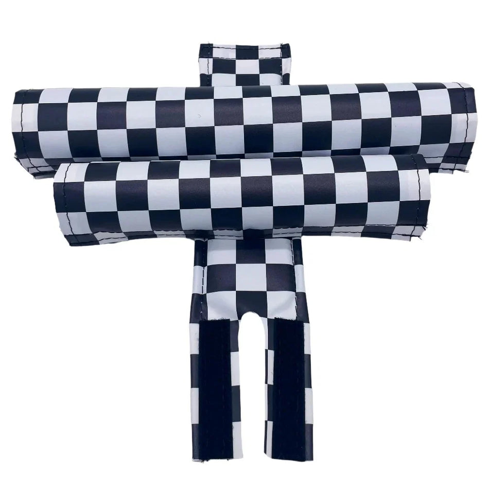 Flite 3pc Checkered Pad Set - Black & White