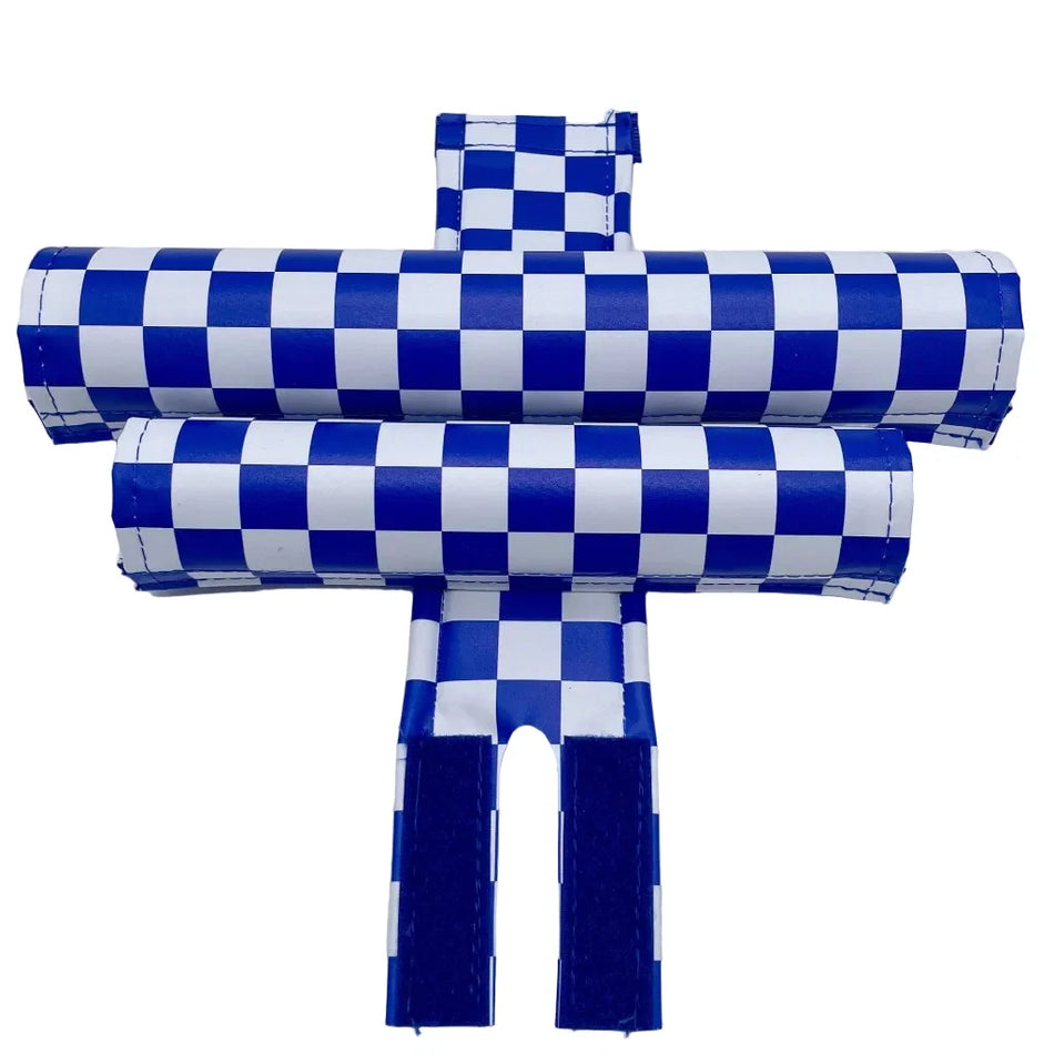 Flite 3pc Checkered Pad Set - Blue & White