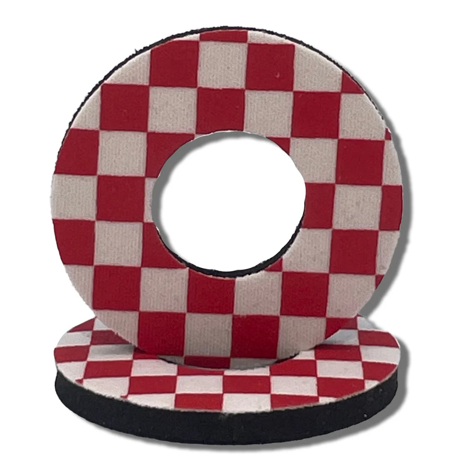 Flite Neoprene Checkered Donuts - Red & White