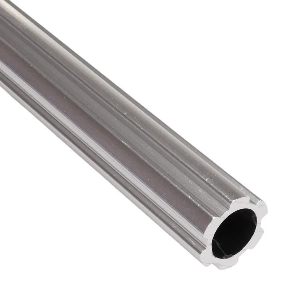 Coastline BMX 7/8" (22.2mm) Aluminum Fluted Seatpost - Silver/Silver