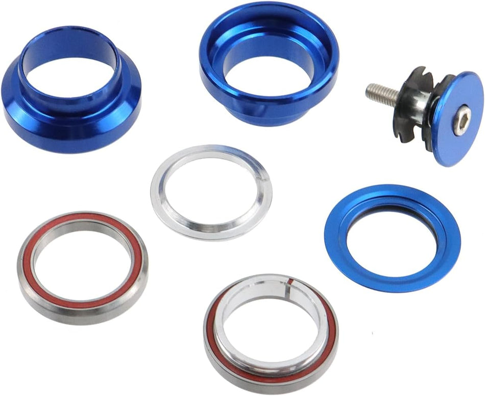 Coastline 1 1/8" Sealed Bicycle Headset - Blue