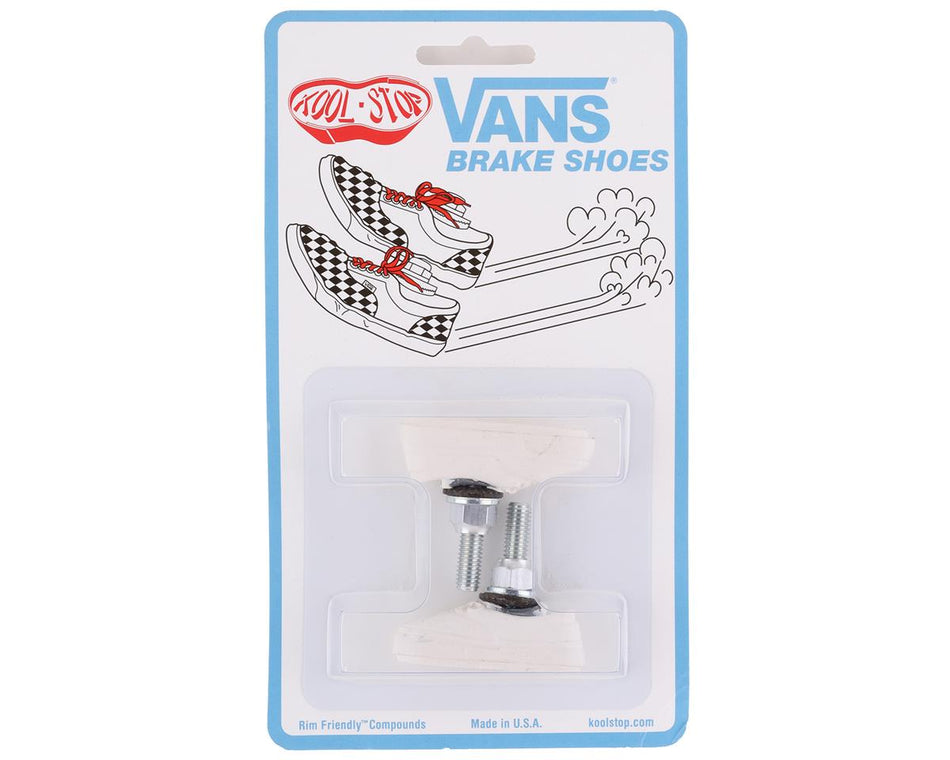 Kool Stop BMX Vans Brake Pads - White