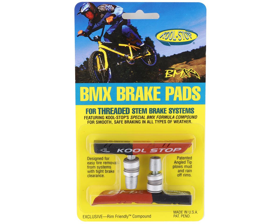 Kool Stop BMX Brake Pads - Black & Salmon