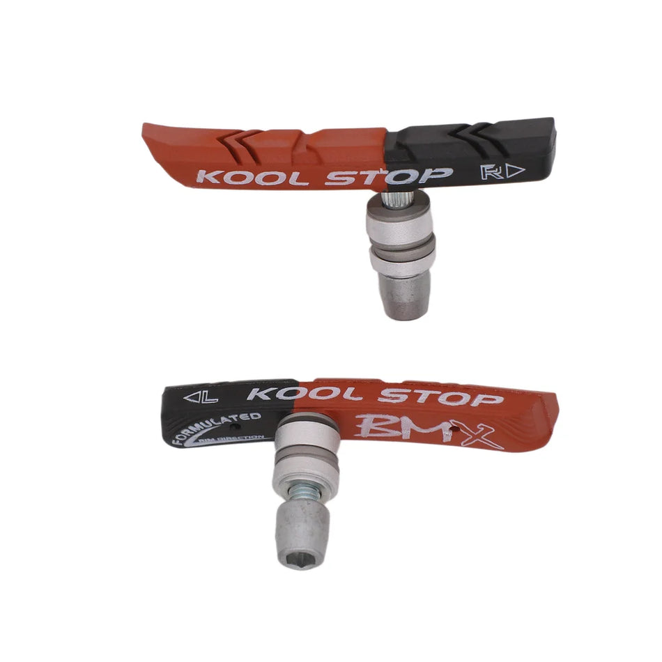 Kool Stop BMX Brake Pads - Black & Salmon