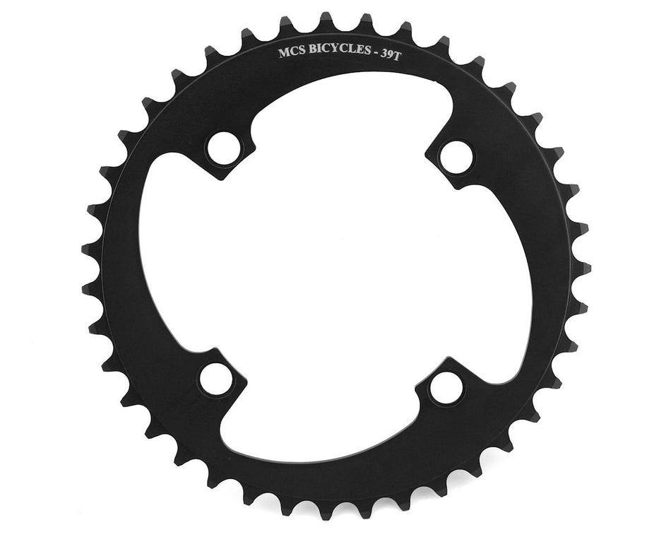 MCS 39t BMX Chainring - 104mm - 4-bolt - Black