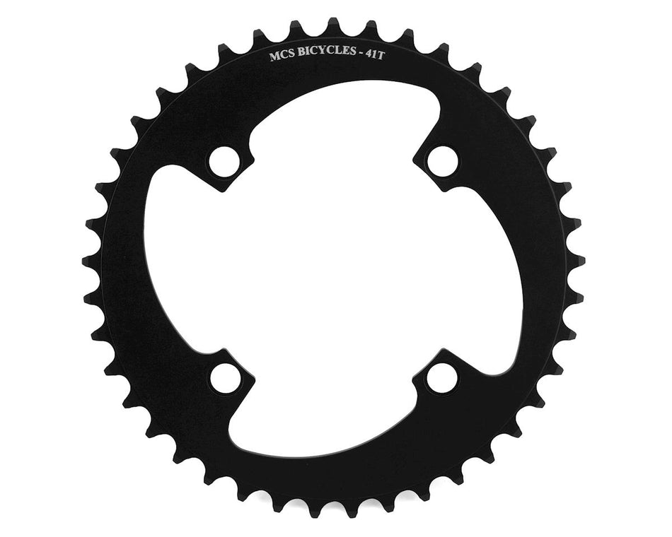 MCS 41t BMX Chainring - 104mm - 4-bolt - Black