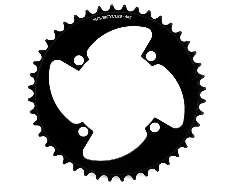 MCS 44t BMX Chainring - 104mm - 4-bolt - Black