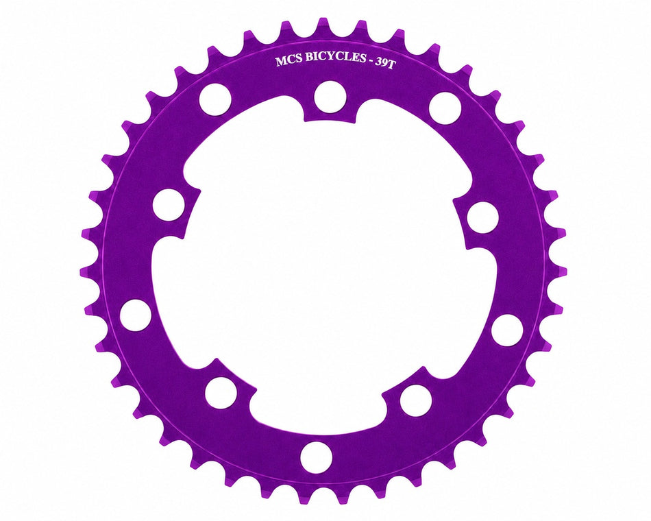 MCS 39t BMX Chainring - 110mm - 5-bolt - Purple
