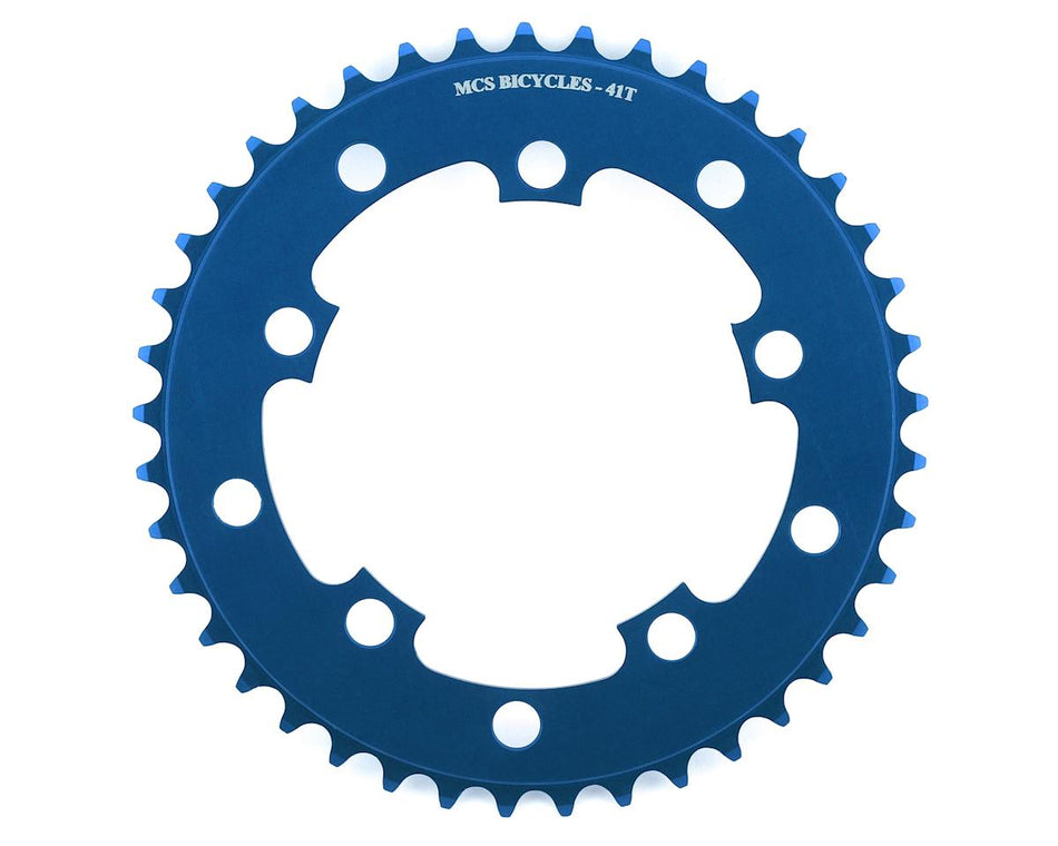 MCS 41t BMX Chainring - 110mm - 5-bolt - Blue