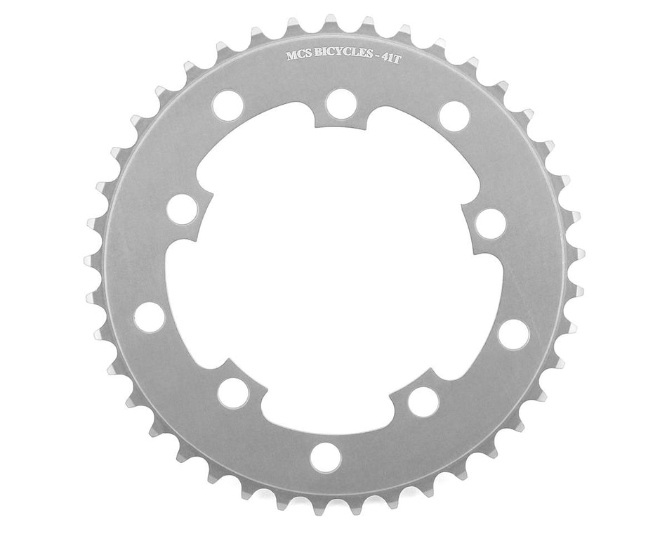 MCS 41t BMX Chainring - 110mm - 5-bolt - Silver