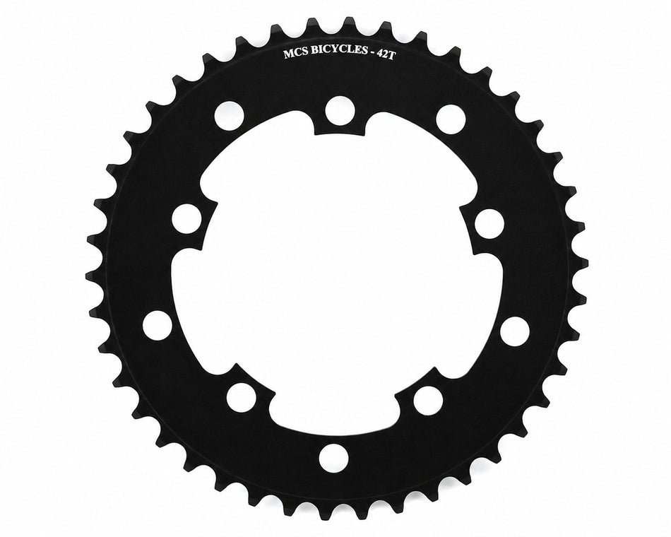 MCS 42t BMX Chainring - 110mm - 5-bolt - Black