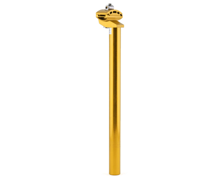 MCS 1" (25.4mm) Aluminum Micro Adjust Seatpost - 350mm - Gold
