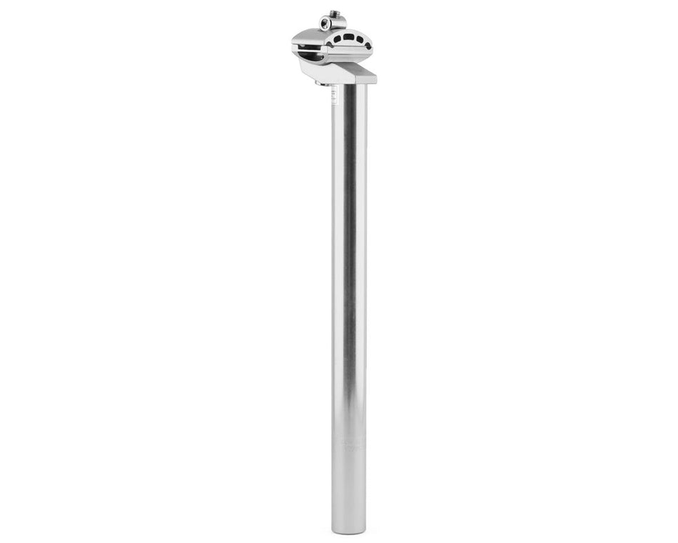 MCS 1" (25.4mm) Aluminum Micro Adjust Seatpost - 350mm - Polished Silver