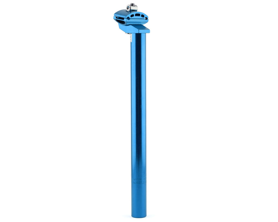 MCS 27.2mm Aluminum Micro Adjust Seatpost - 350mm - Blue