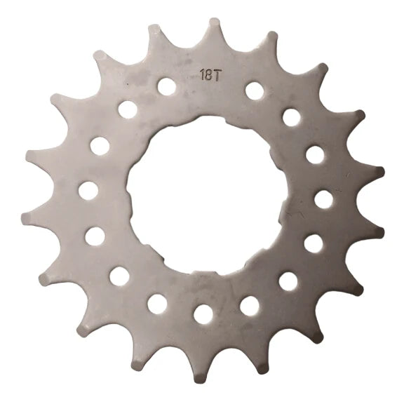 MCS Chromoly Cassette Cog - 3/32" - 18T - Nickle